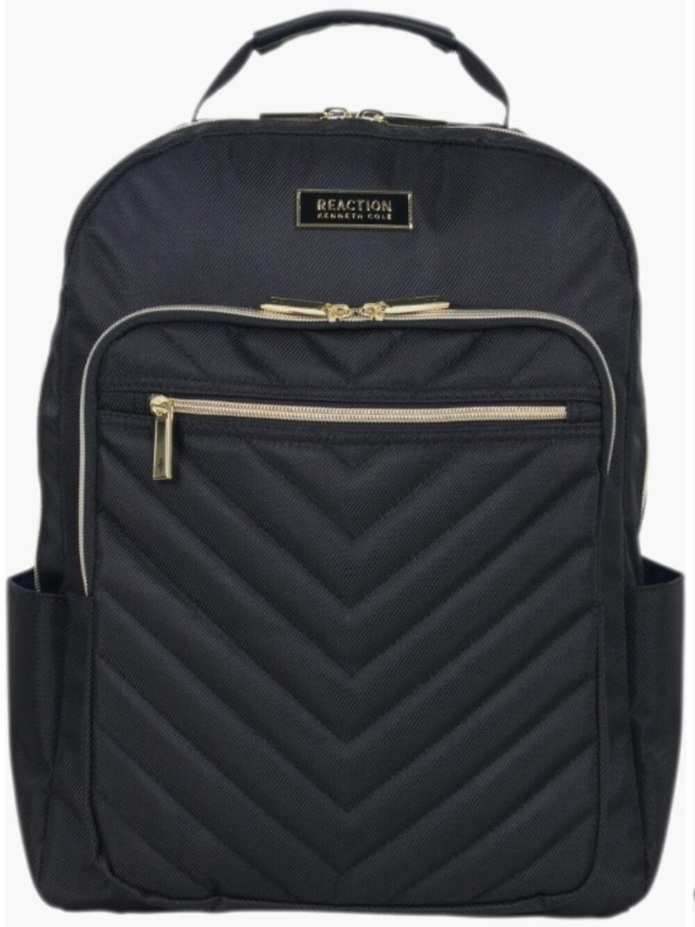 Kenneth Cole Reaction Chelsea Chevron Quilted Laptop Travel Backpack $175